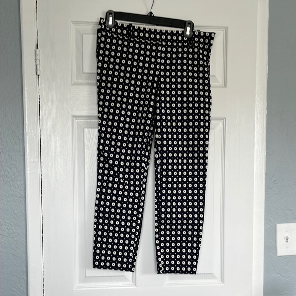 J. Crew Black and White Ankle Jeans